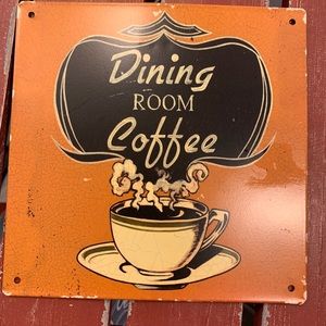 Dining Room Coffee Vintage Tin